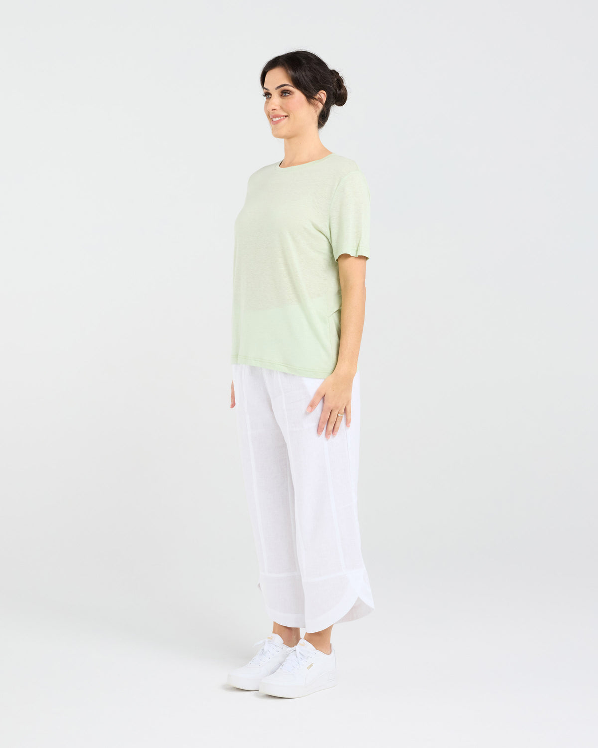 Stephanie Linen Blend T-shirt