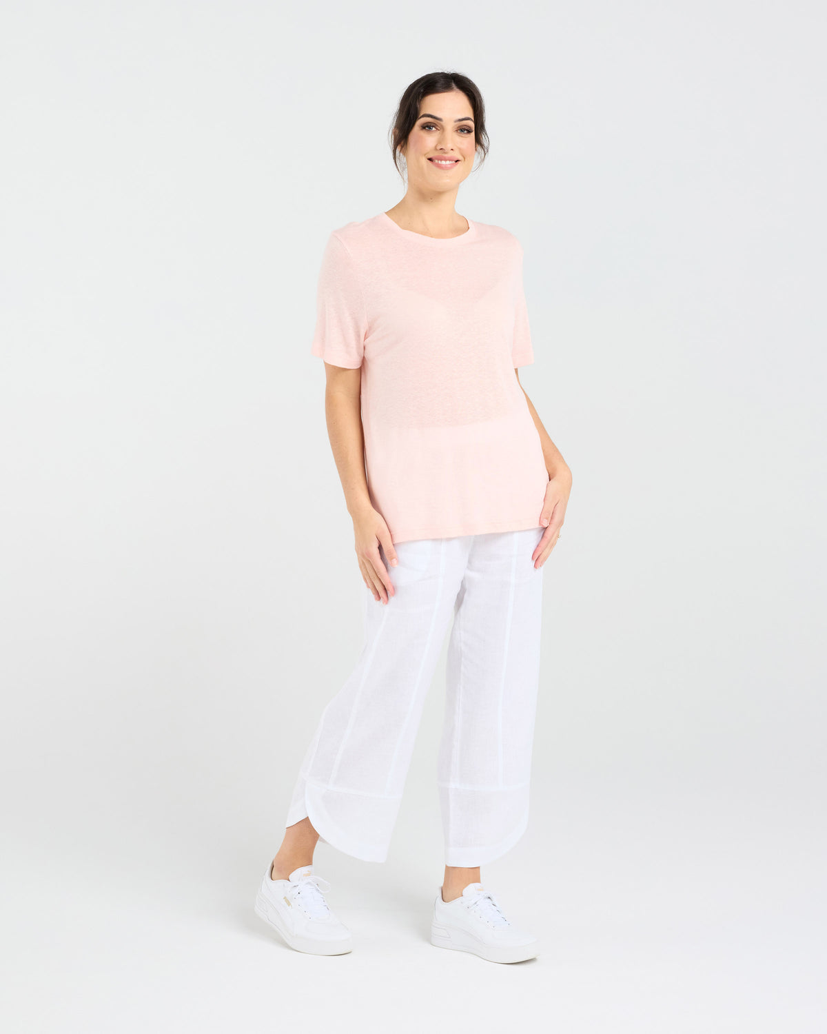 Stephanie Linen Blend T-shirt