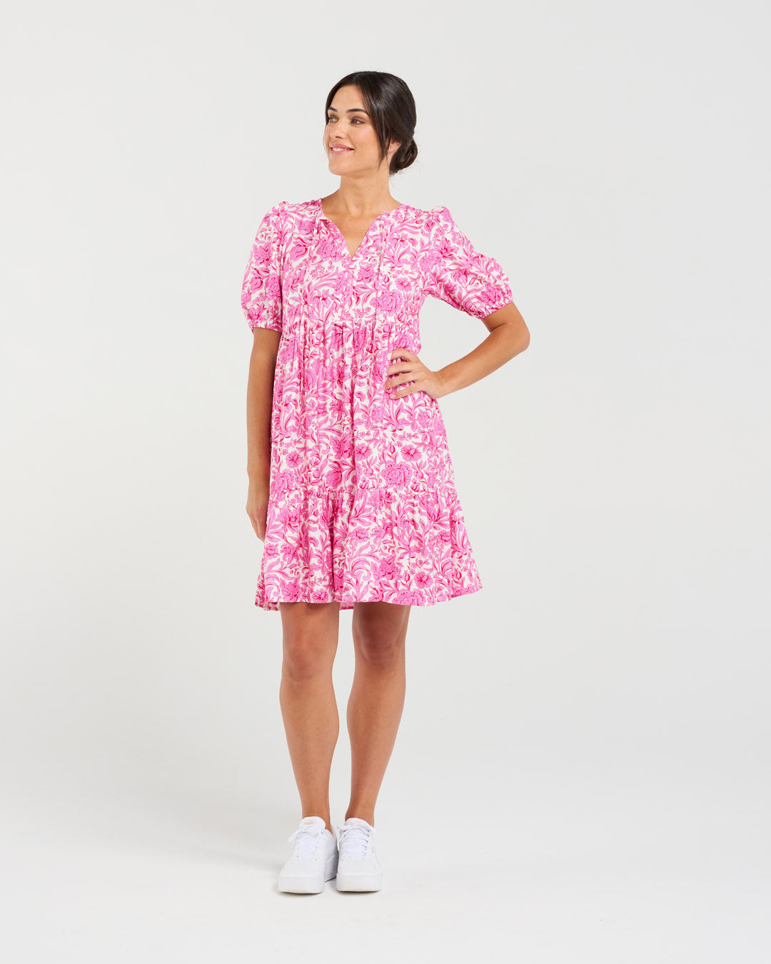 Aubrey Tie Neck Dress