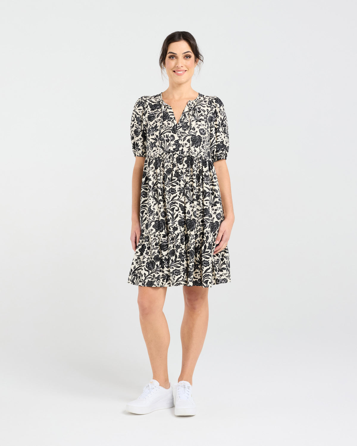 Aubrey Tie Neck Dress