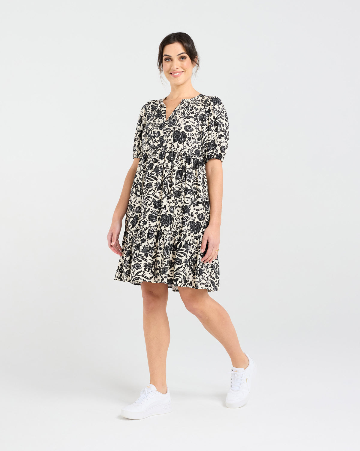 Aubrey Tie Neck Dress