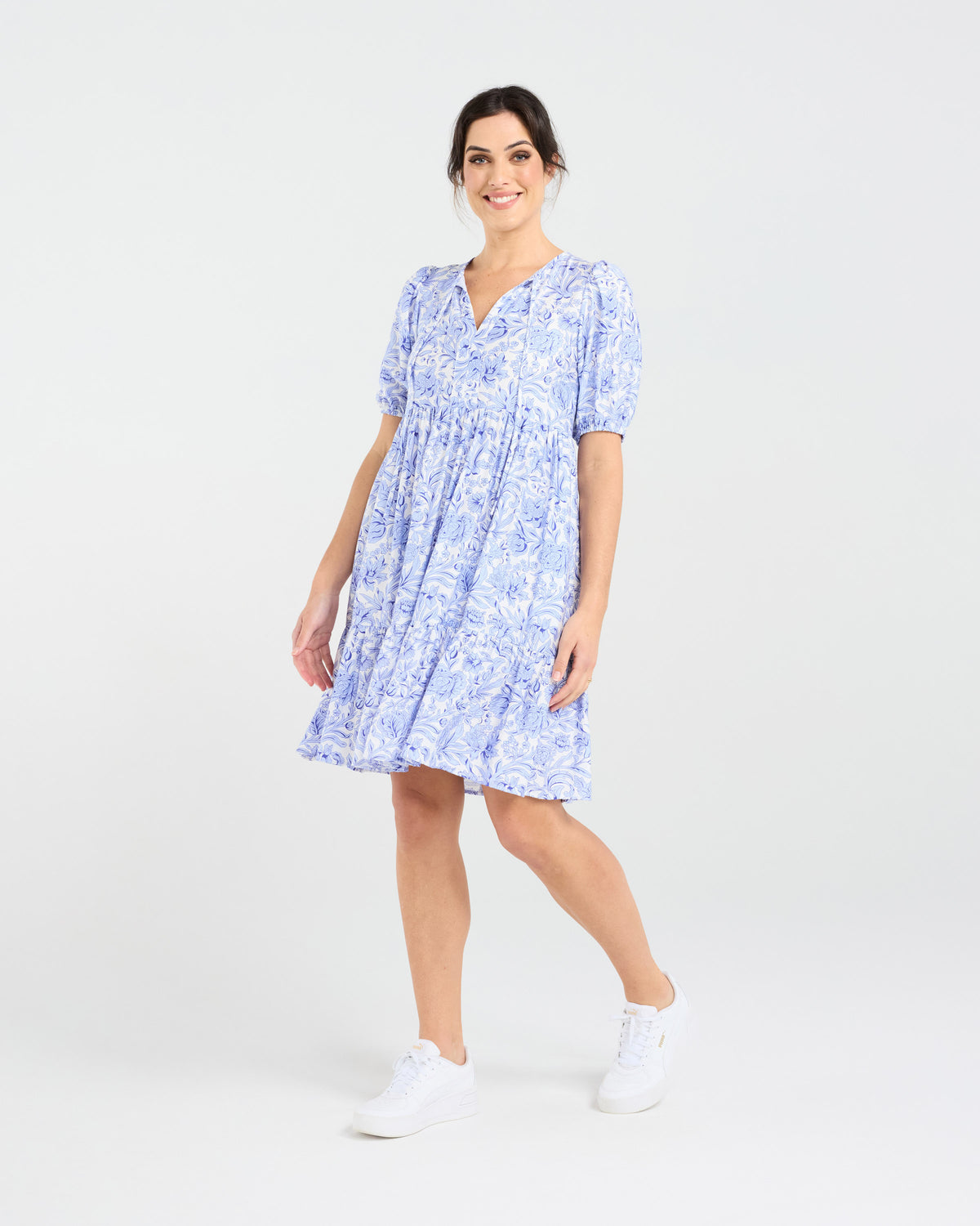 Aubrey Tie Neck Dress
