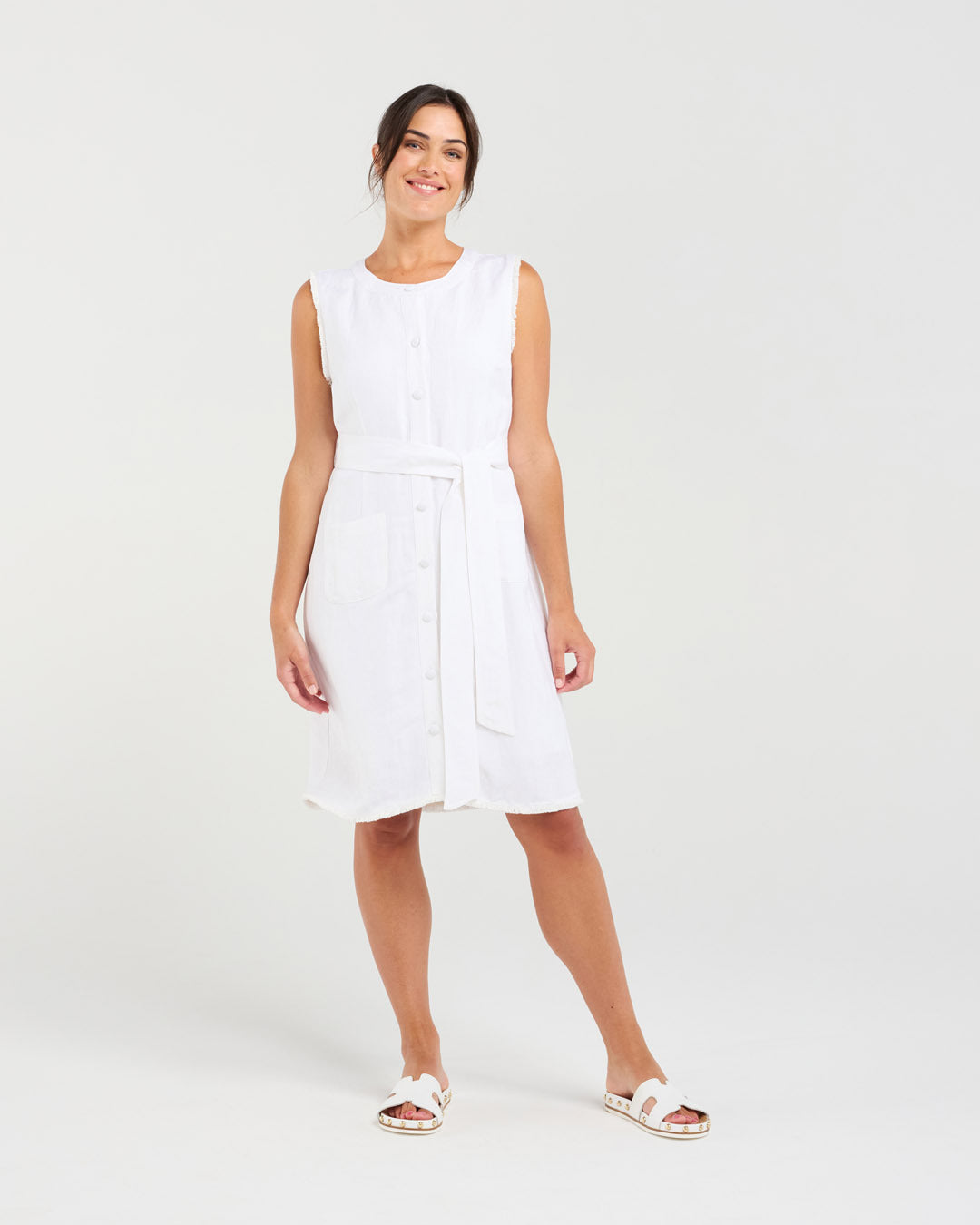 Natalie Fray Trim Dress
