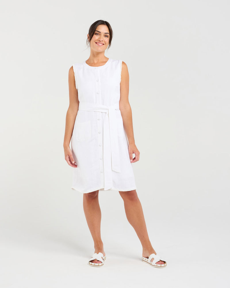 Natalie Fray Trim Dress