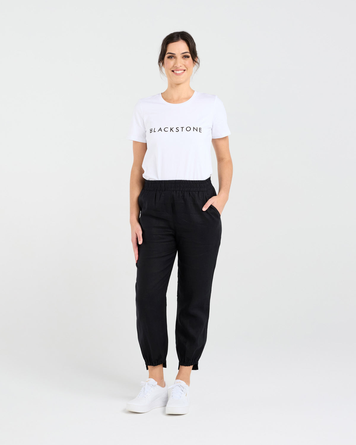 Carmen Gathered Front Hem Pant