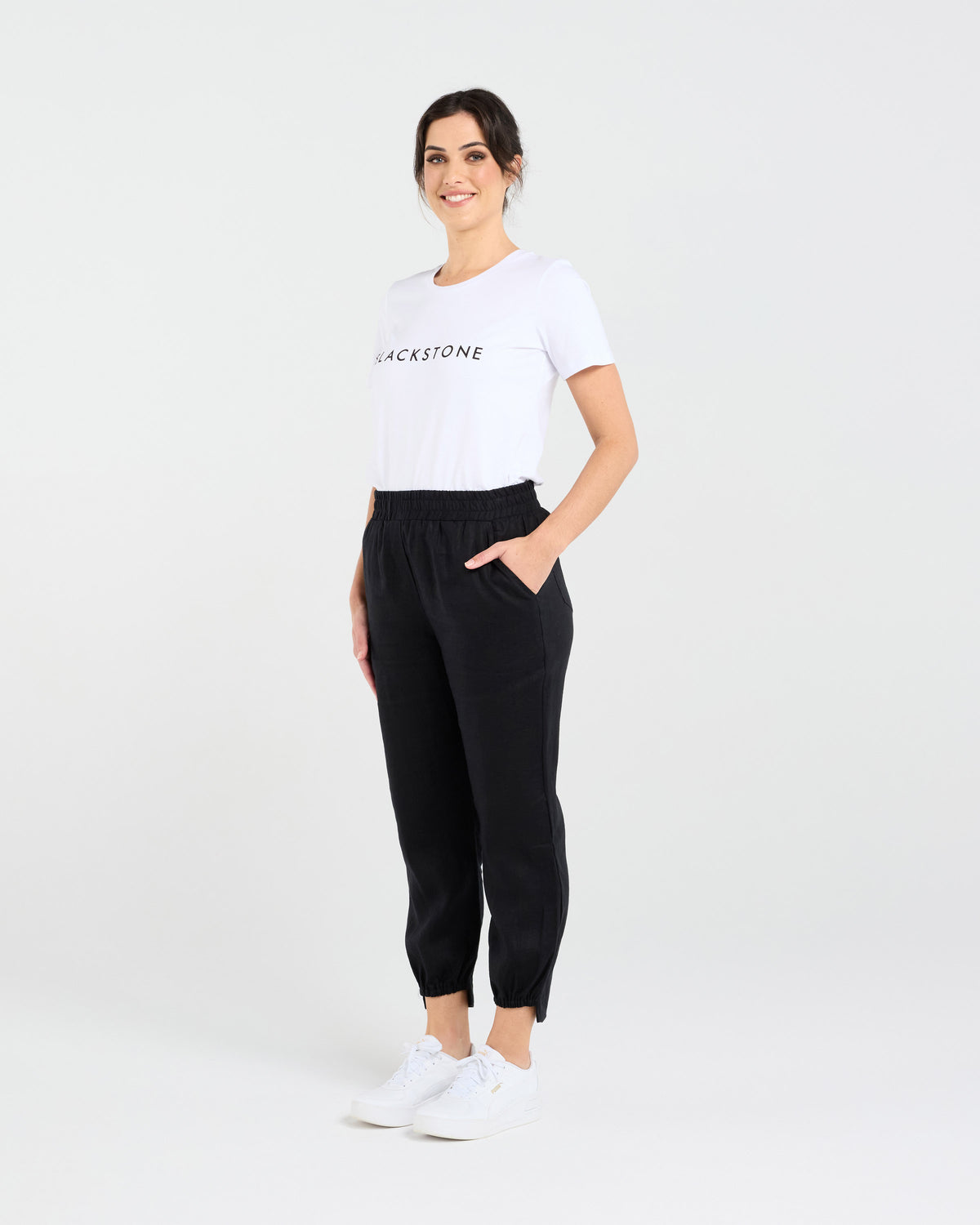 Carmen Gathered Front Hem Pant