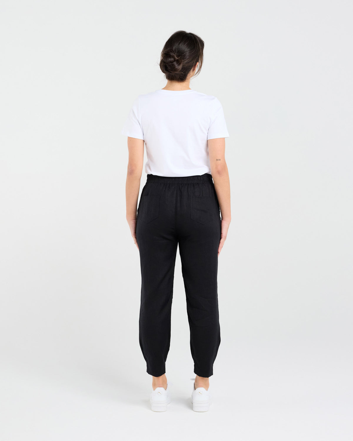 Carmen Gathered Front Hem Pant