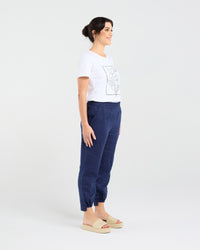 Carmen Gathered Front Hem Pant