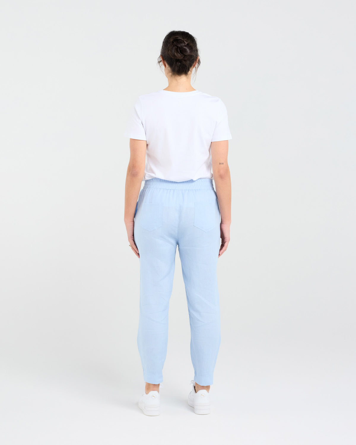 Carmen Gathered Front Hem Pant