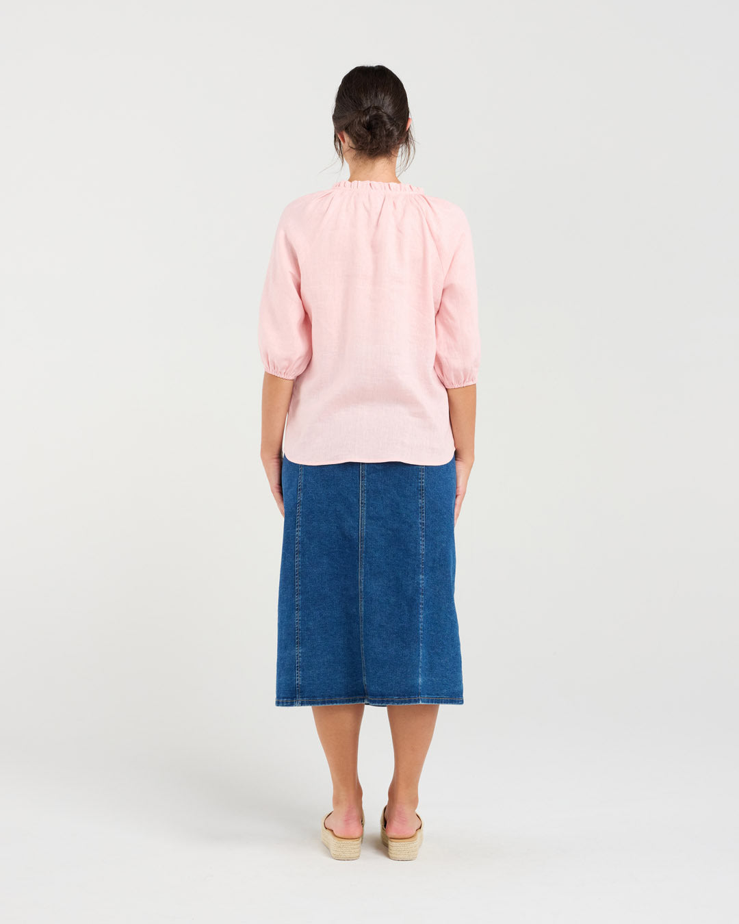 Justine Frill Neck Blouse
