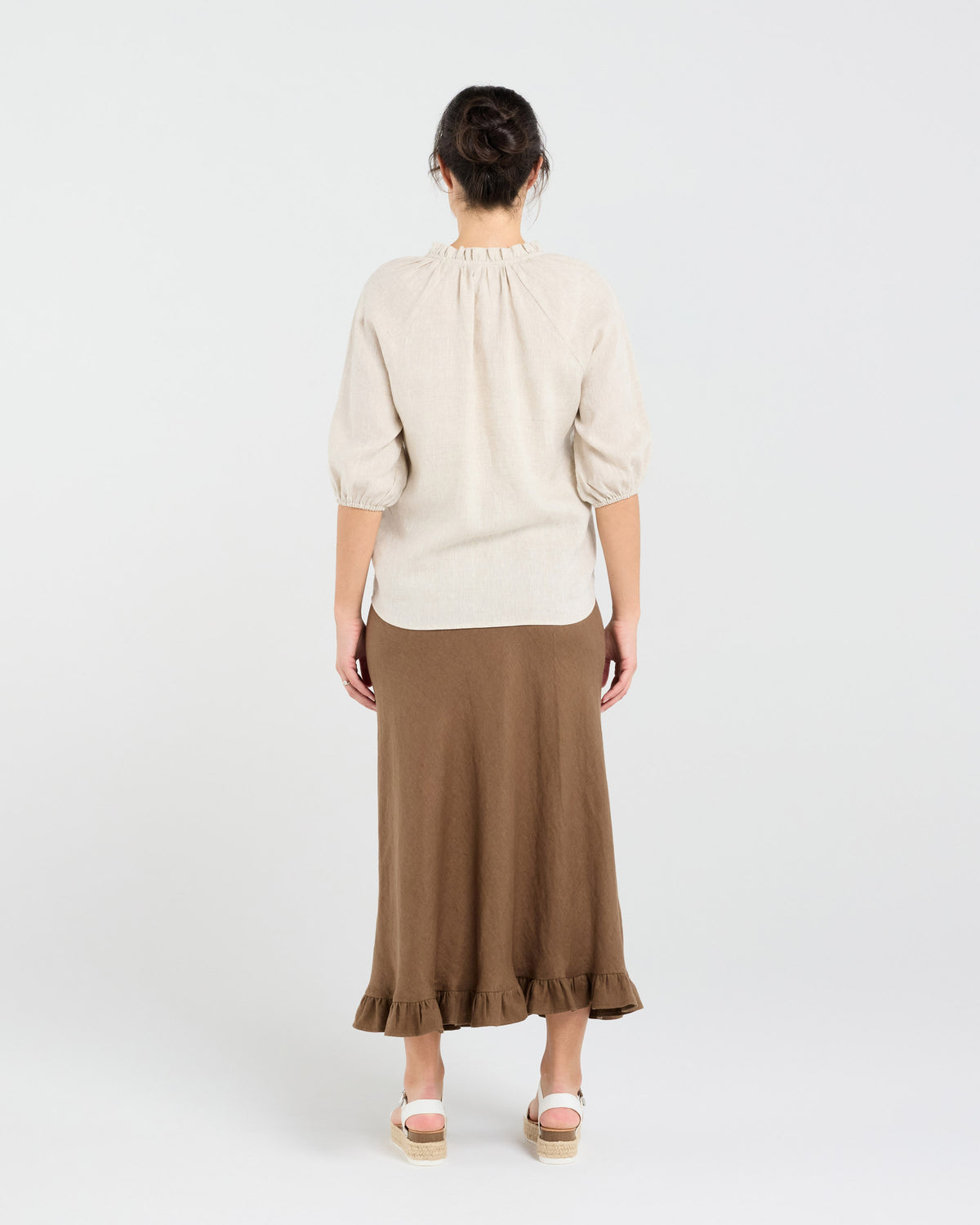 Justine Frill Neck Blouse