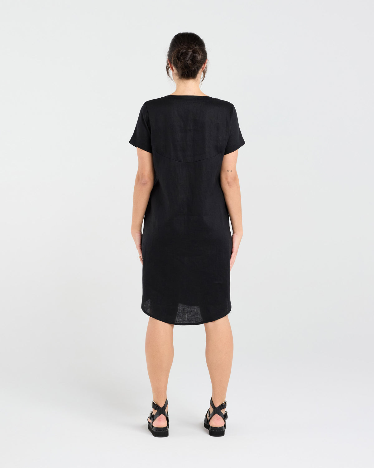 Dianne Short Sleeve Panelled Dress