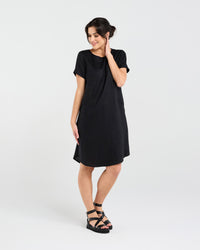 Dianne Short Sleeve Panelled Dress
