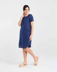Dianne Short Sleeve Panelled Dress