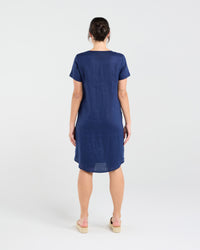 Dianne Short Sleeve Panelled Dress