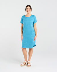 Dianne Short Sleeve Panelled Dress