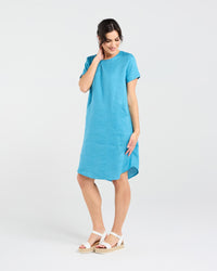 Dianne Short Sleeve Panelled Dress