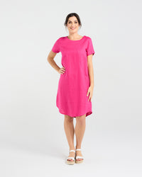 Dianne Short Sleeve Panelled Dress