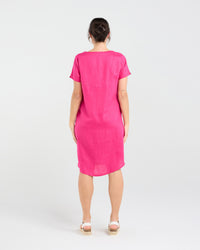 Dianne Short Sleeve Panelled Dress