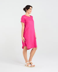 Dianne Short Sleeve Panelled Dress