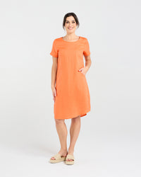 Dianne Short Sleeve Panelled Dress