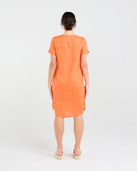 Dianne Short Sleeve Panelled Dress