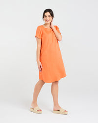 Dianne Short Sleeve Panelled Dress