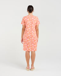 Alexia Printed Linen/Cotton Dress