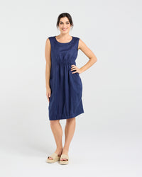 Marcella Two Pocket Elastic Waist Dress
