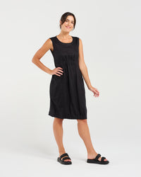 Marcella Two Pocket Elastic Waist Dress