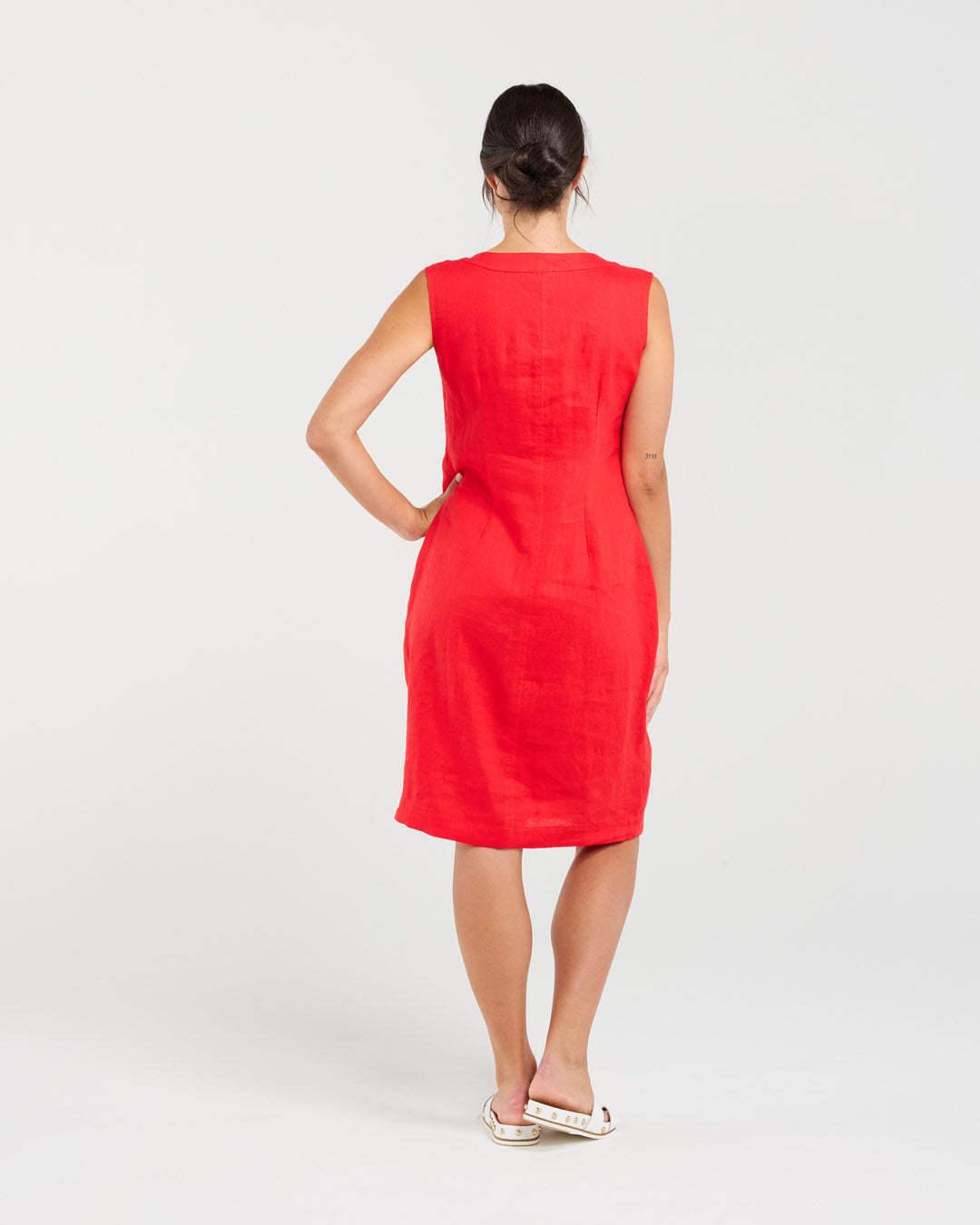 Marcella Two Pocket Elastic Waist Dress