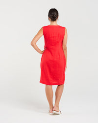 Marcella Two Pocket Elastic Waist Dress