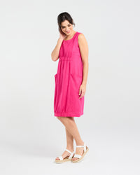 Marcella Two Pocket Elastic Waist Dress