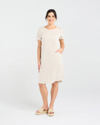 Marcella Two Pocket Elastic Waist Dress