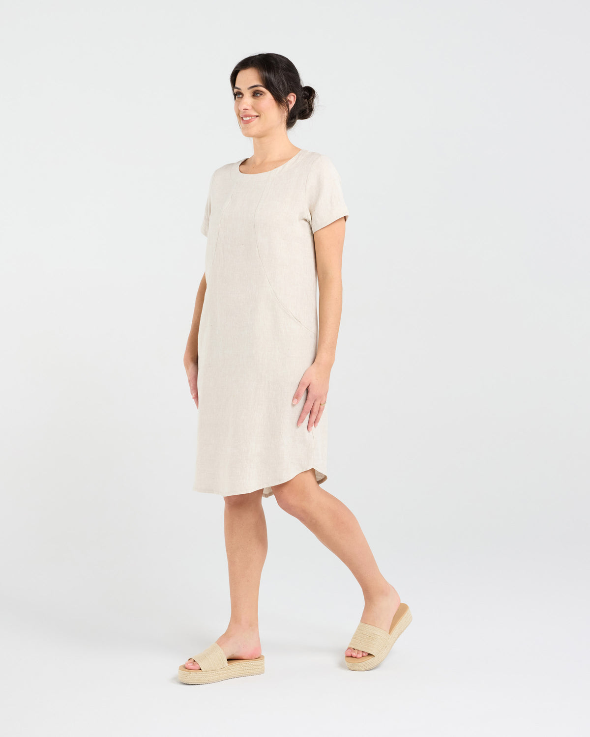 Marcella Two Pocket Elastic Waist Dress