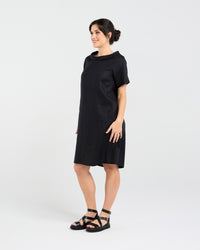 Natacha Linen Button Back Dress