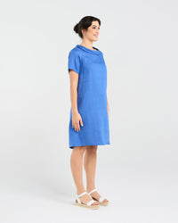 Natacha Linen Button Back Dress