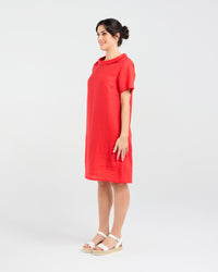 Natacha Linen Button Back Dress