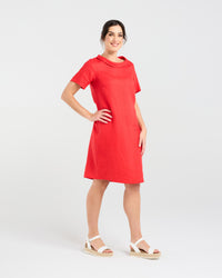 Natacha Linen Button Back Dress
