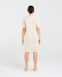 Natacha Linen Button Back Dress