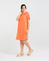 Natacha Linen Button Back Dress