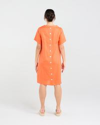 Natacha Linen Button Back Dress