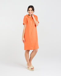 Natacha Linen Button Back Dress