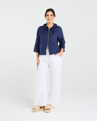 Victoria Zip Front Jacket - Gold zip