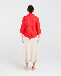 Victoria Zip Front Jacket - Gold zip
