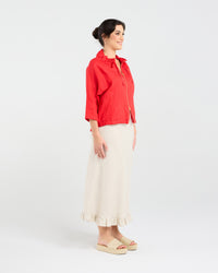 Victoria Zip Front Jacket - Gold zip