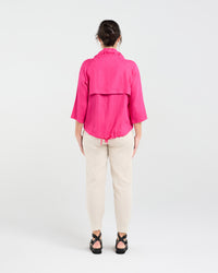Victoria Zip Front Jacket - Gold zip