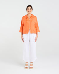 Victoria Zip Front Jacket - Gold zip
