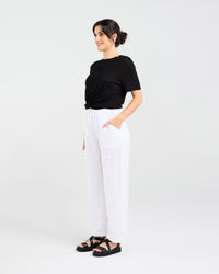 Margrette Wide Leg Linen Pant
