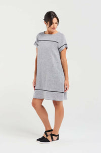 Martine Ladder Trim Dress